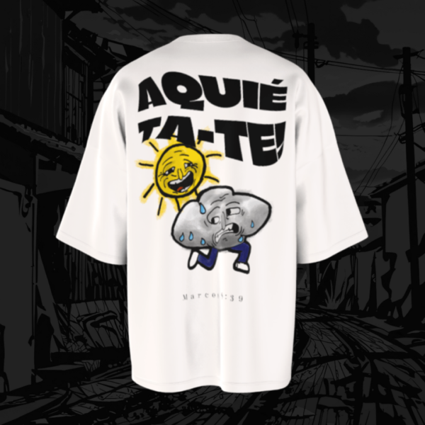 Cala-te, Aquieta-te - Camiseta - Tema Bíblico