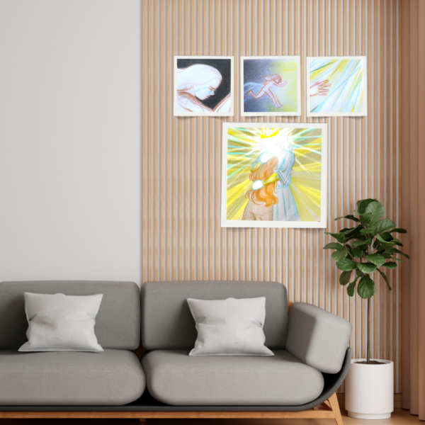Conjunto de 4 quadros de parede - Salvador - Imagem 2